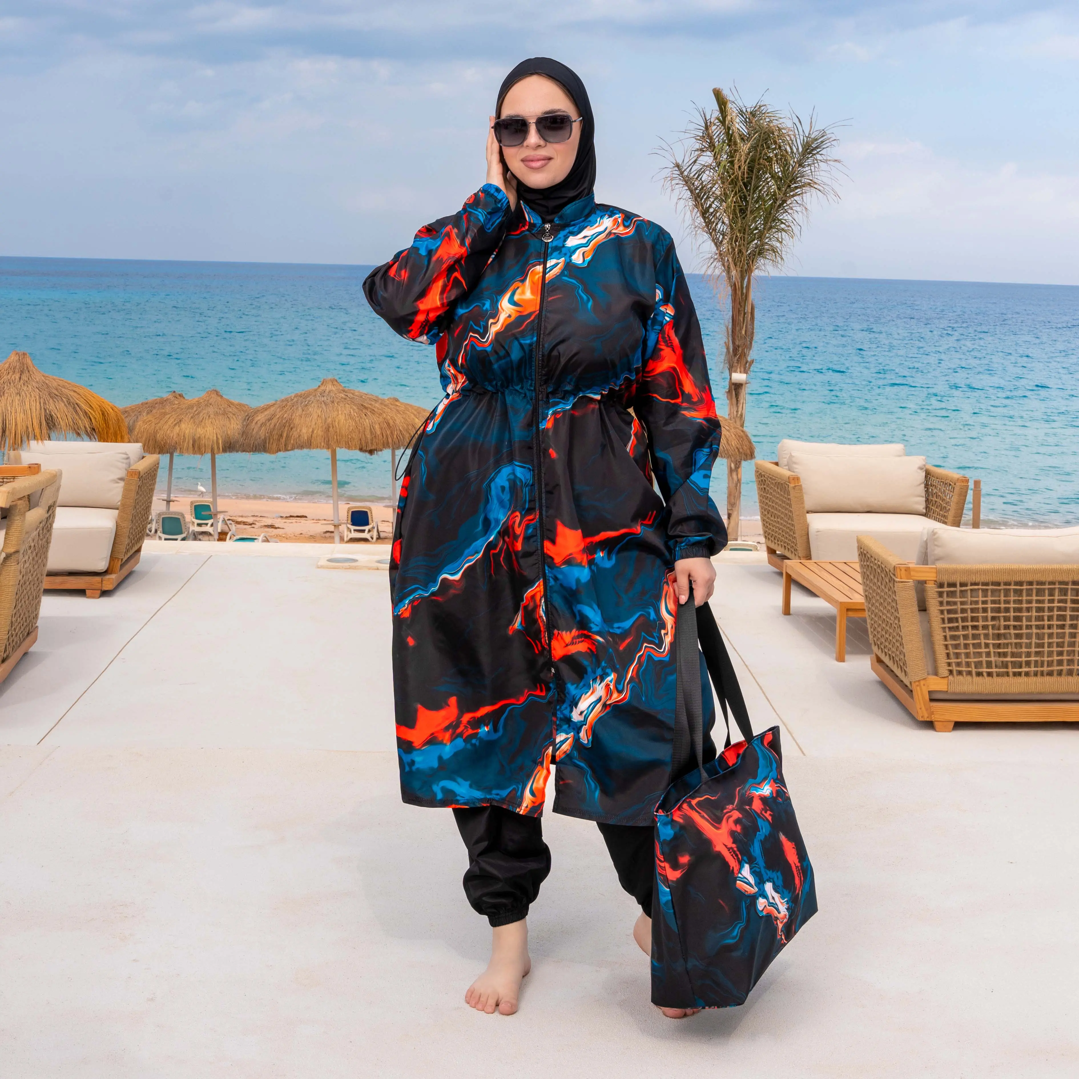 مايوه محجبات وتربروف بيج سايز WP 41